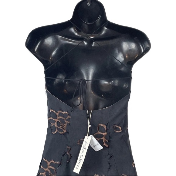 NWT For Love & Lemons Renee Mini Dress Black-XS RRP $242 - Picture 10 of 16